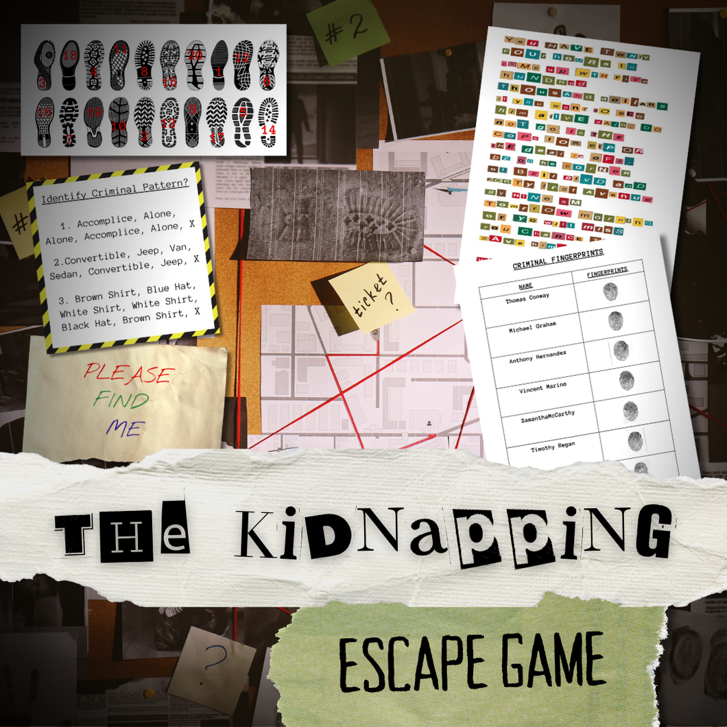 THE KIDNAPPING ESCAPE ROOM GAME